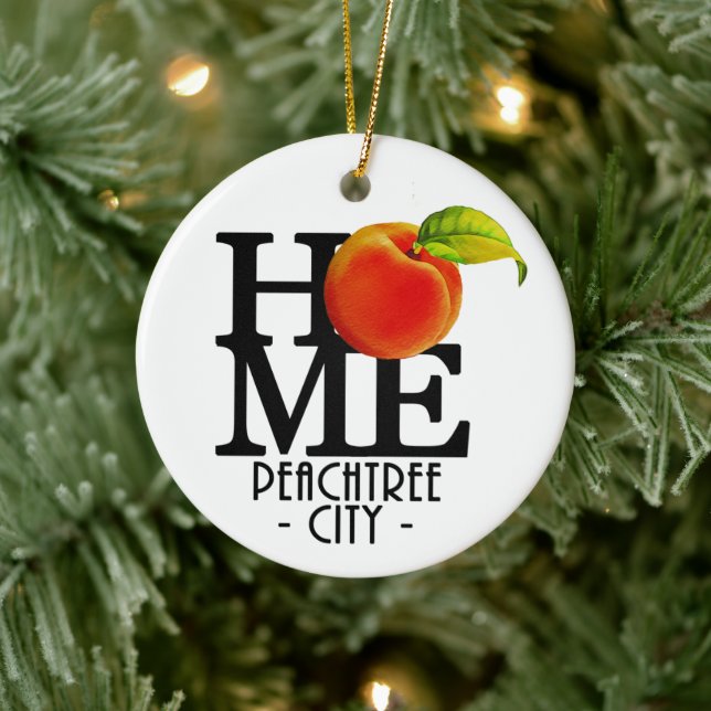 HOME Peachtree City Ceramic Ornament (Tree)
