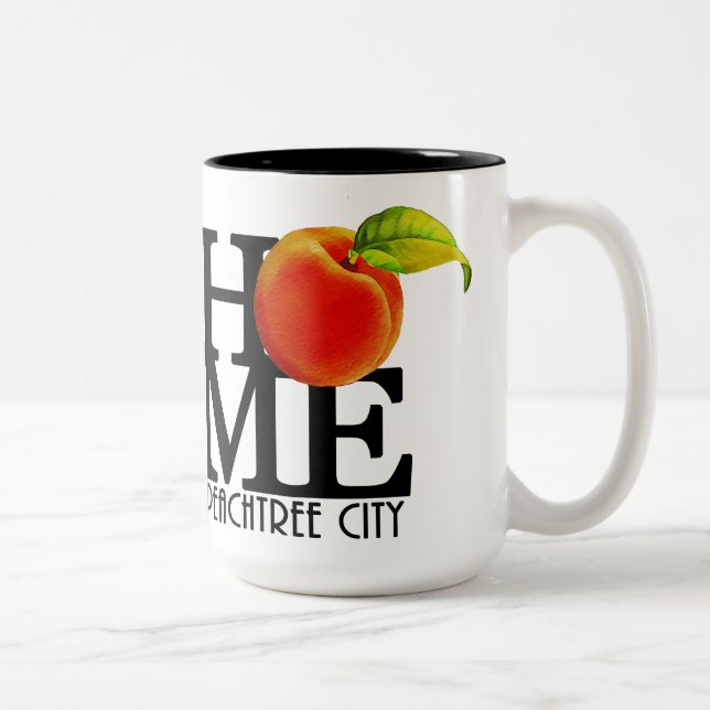 HOME Peachtree City Georgia 15oz Two-Tone Coffee Mug (Right)