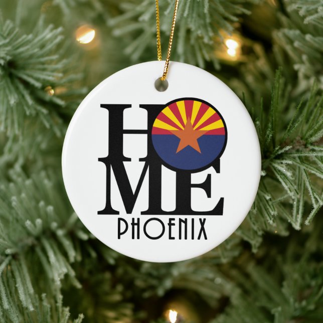 HOME Phoenix Arizona Ceramic Ornament (Tree)