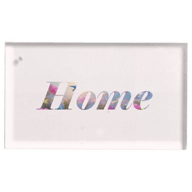 Home. Place Card Holder (Front)