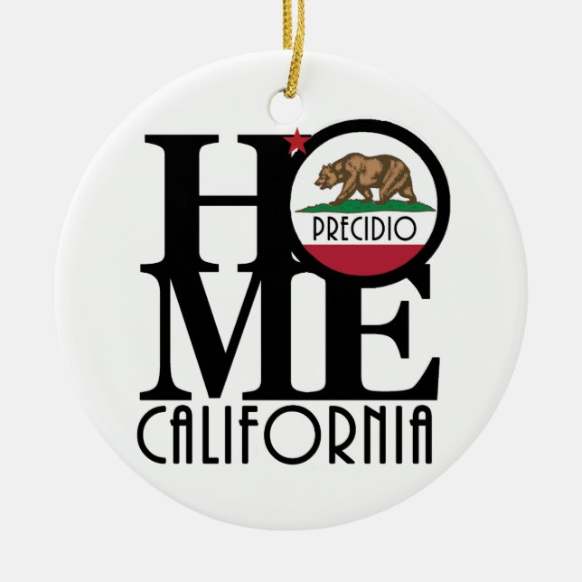 HOME Precidio Ceramic Ornament (Front)
