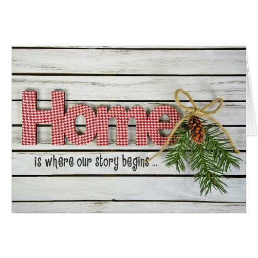 Home Quote and Pine Cards (Front Horizontal)