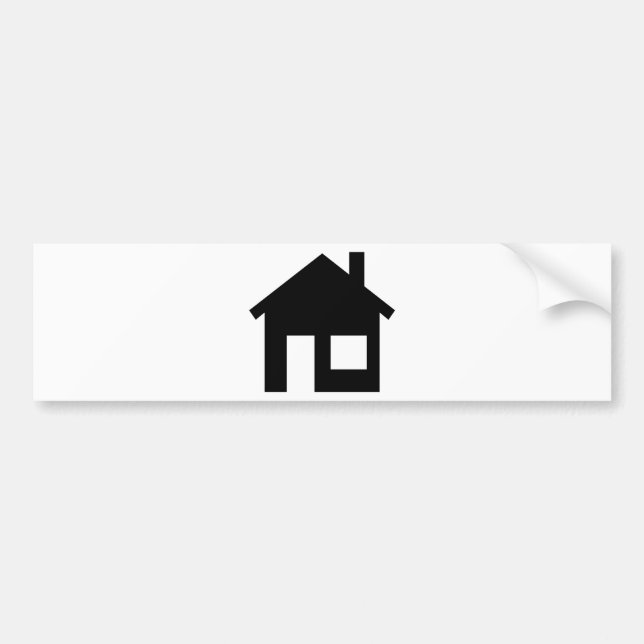 Home real estate bumper sticker (Front)