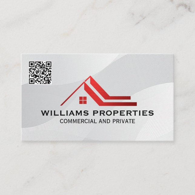Home Real Estate Properties | Rentals Business Card (Front)
