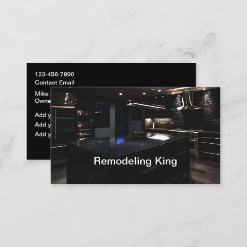 Home Remodeling And Construction Business Cards