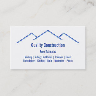 Home Remodeling / Construction Business Card