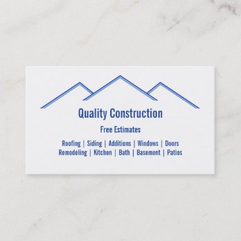 Home Remodeling / Construction Business Card by Lasting__Impressions at Zazzle