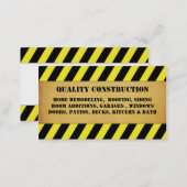 Home Remodeling Construction Business Card (Front/Back)