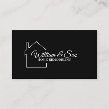 Home Remodeling Construction Business Card by ArtisticEye at Zazzle