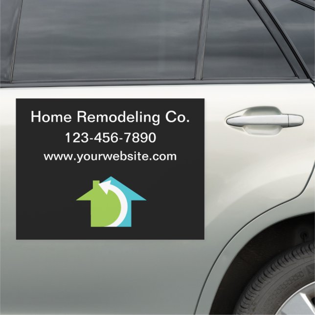Home Remodeling Services Car Sign (In Situ)