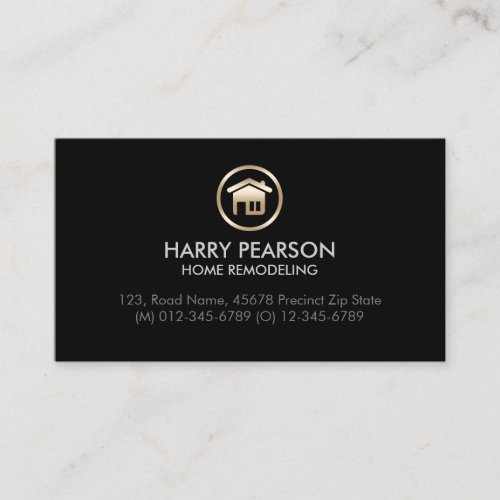 Home Remodelling Renocation Contractor Business Card