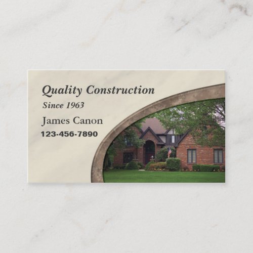 Home Remoldling or Construction Business Card