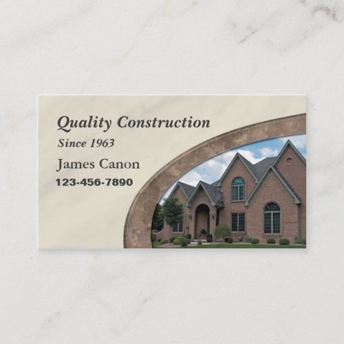 Home Remoldling or Construction Business Card