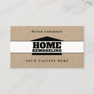 Home renovation and construction business card
