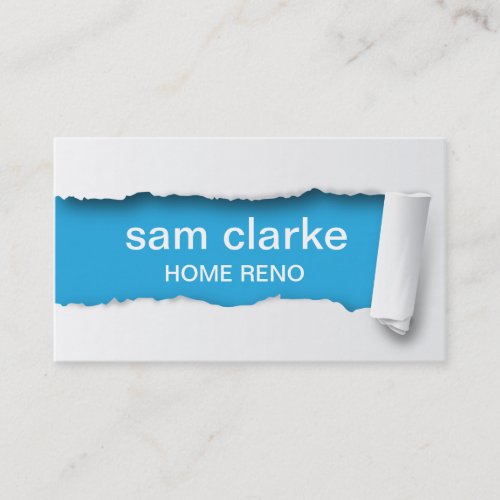 Home Renovation Business Card
