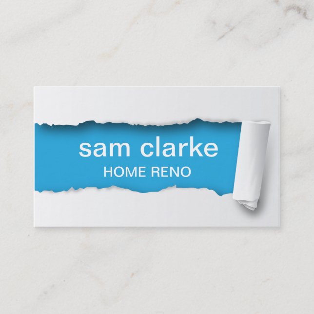 Home Renovation Business Card (Front)