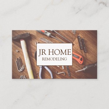 Home Renovation Construction Business Card by olicheldesign at Zazzle