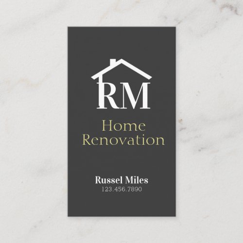 Home Renovation Construction Card