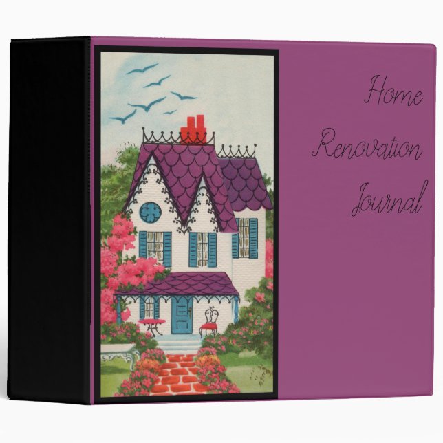 Home Renovation Journal Binder (Front/Spine)
