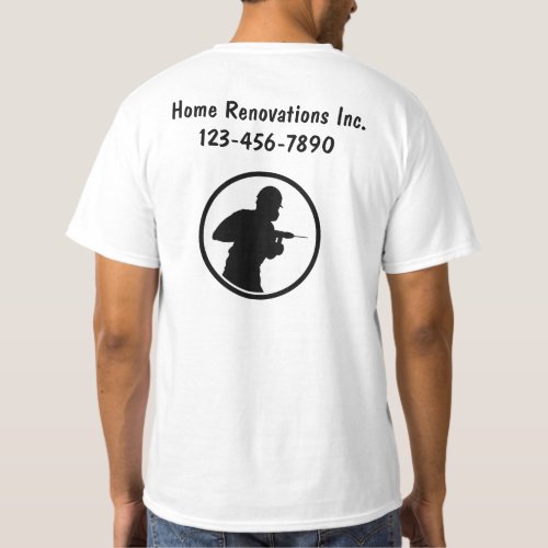 Home Renovation Remodeling Employee Work Shirts