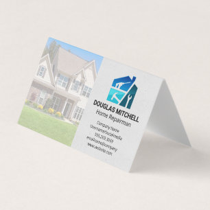 Home Renovation Tools   General Contractor Business Card