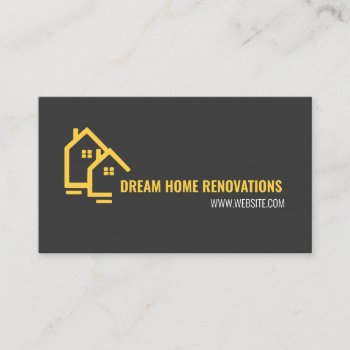 Home Renovations Remodeling Construction  Business Card by olicheldesign at Zazzle