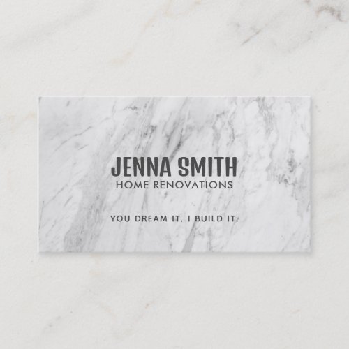 Home Renovations Slogans Business Cards