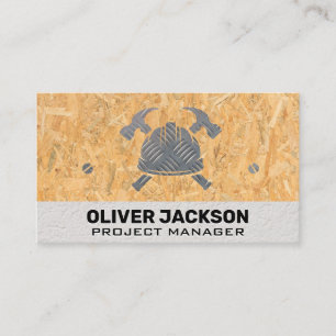 Home Repair Brick Wall Composite Wood Business Card