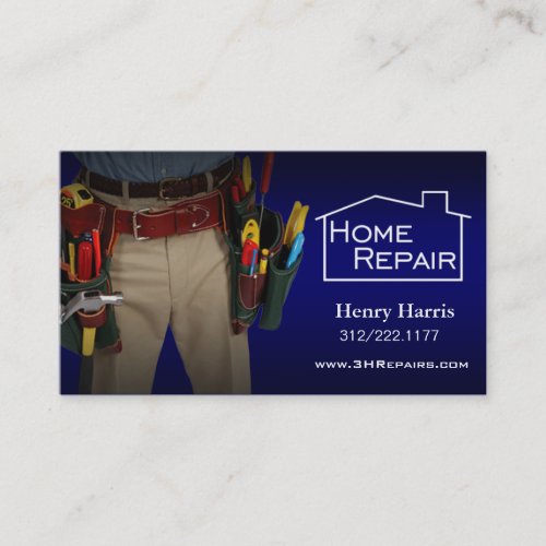 Home Repair Handyman Business Card