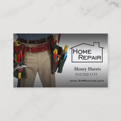 Customizable Home Repair Handyman Business Card Templates