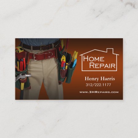 Home Repair Handyman Business Card