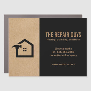 Home Repair Handyman Construction Business Car Car Magnet