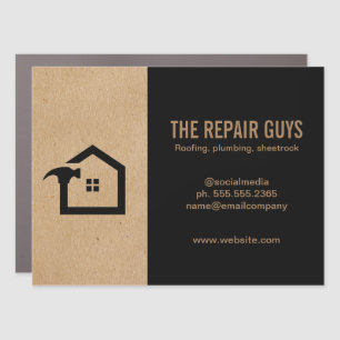 Home Repair   Handyman   Construction Business Car Magnet