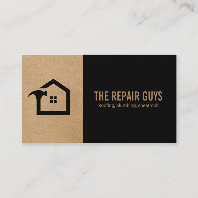Home Repair | Handyman | Construction Business Card (Front)