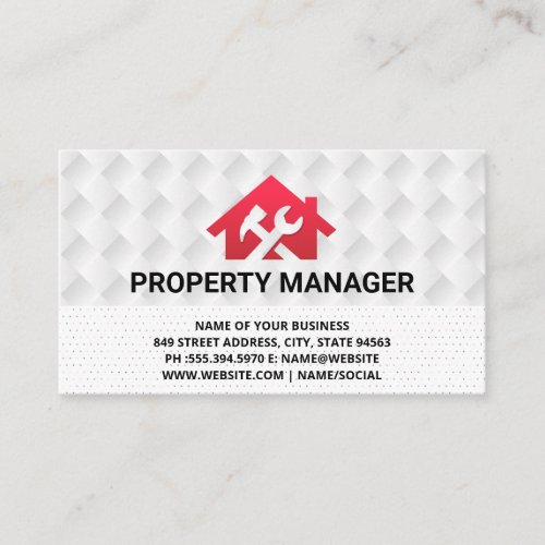 Home Repair Icon Business Card