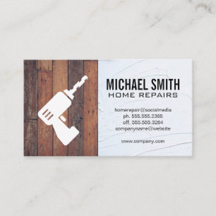 Home Repair   Property Management Business Card