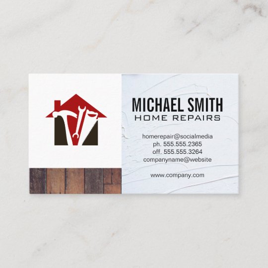 Home Repair Property Management Business Card