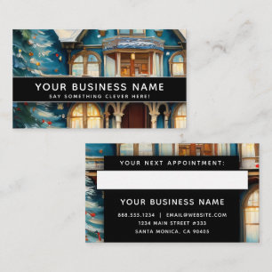 Home Repair Realtor Modern Elegant Professional Appointment Card