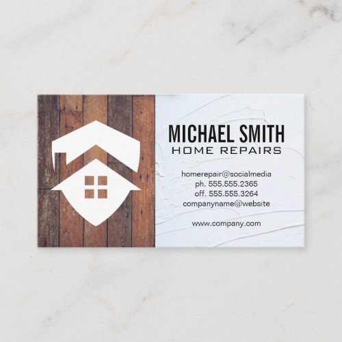 Home Repair  Residential Carpentry Business Card