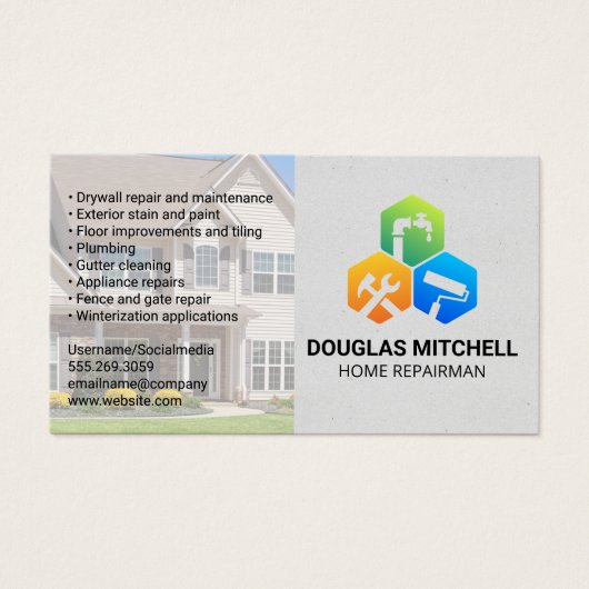 Home Repair Service Icons (Front)