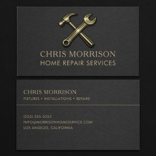 Home Repair Services Professional Business Card