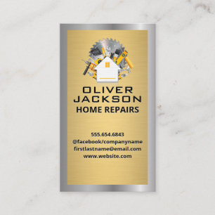 Home Repair Tool Box Business Card