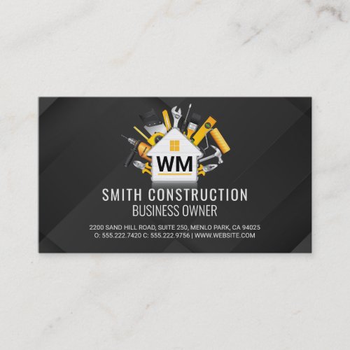 Home Repair Tools | Construction | Building Tools Business Card