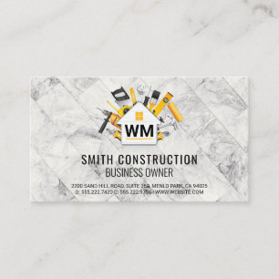 Home Repair Tools Construction Business Card