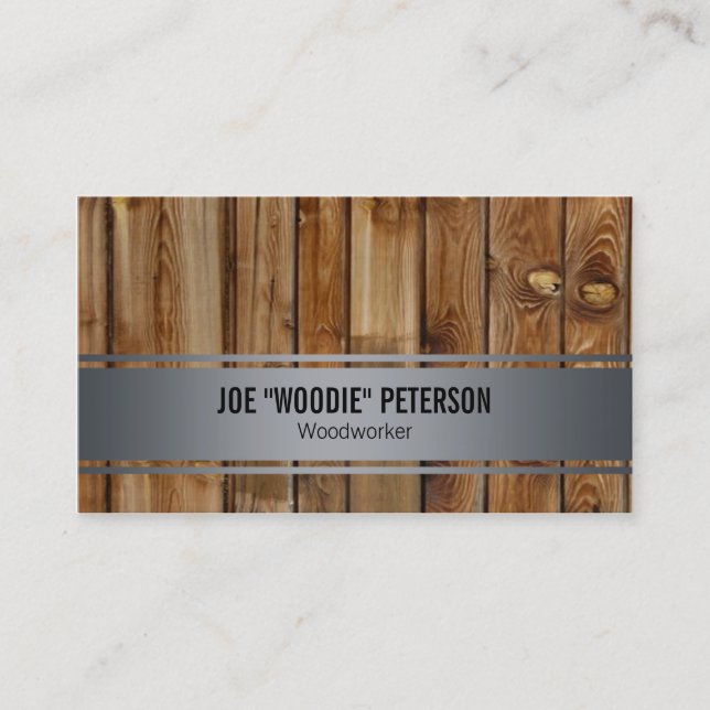 Home Repairs Construction Handyman Business Card (Front)