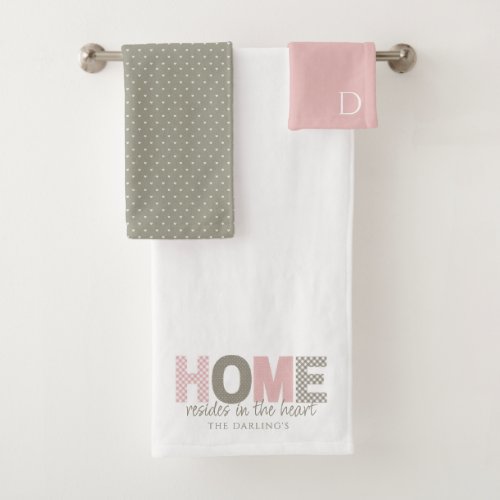 Home Resides In The Heart Towel Set
