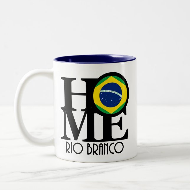 HOME Rio Branco 11oz Two-Tone Coffee Mug (Left)
