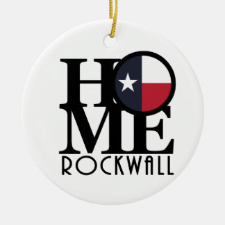 HOME Rockwall Ceramic Ornament