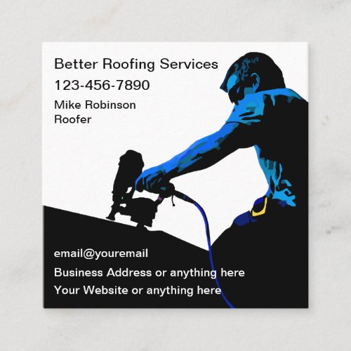 Home Roofing Theme Business Cards
