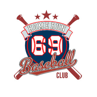 Home Run 69 Baseball Club Funny Graphic Tee